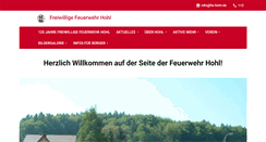 Desktop Screenshot of fw-hohl.de