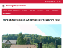 Tablet Screenshot of fw-hohl.de